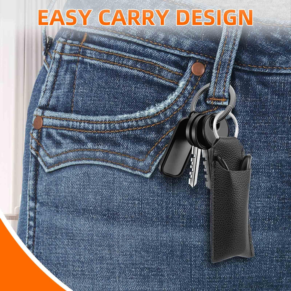 DRMODE thick-nail clippers leather case keeps tools portable