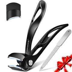 DRMODE toenail clippers angled head for easy thick-nail trimming