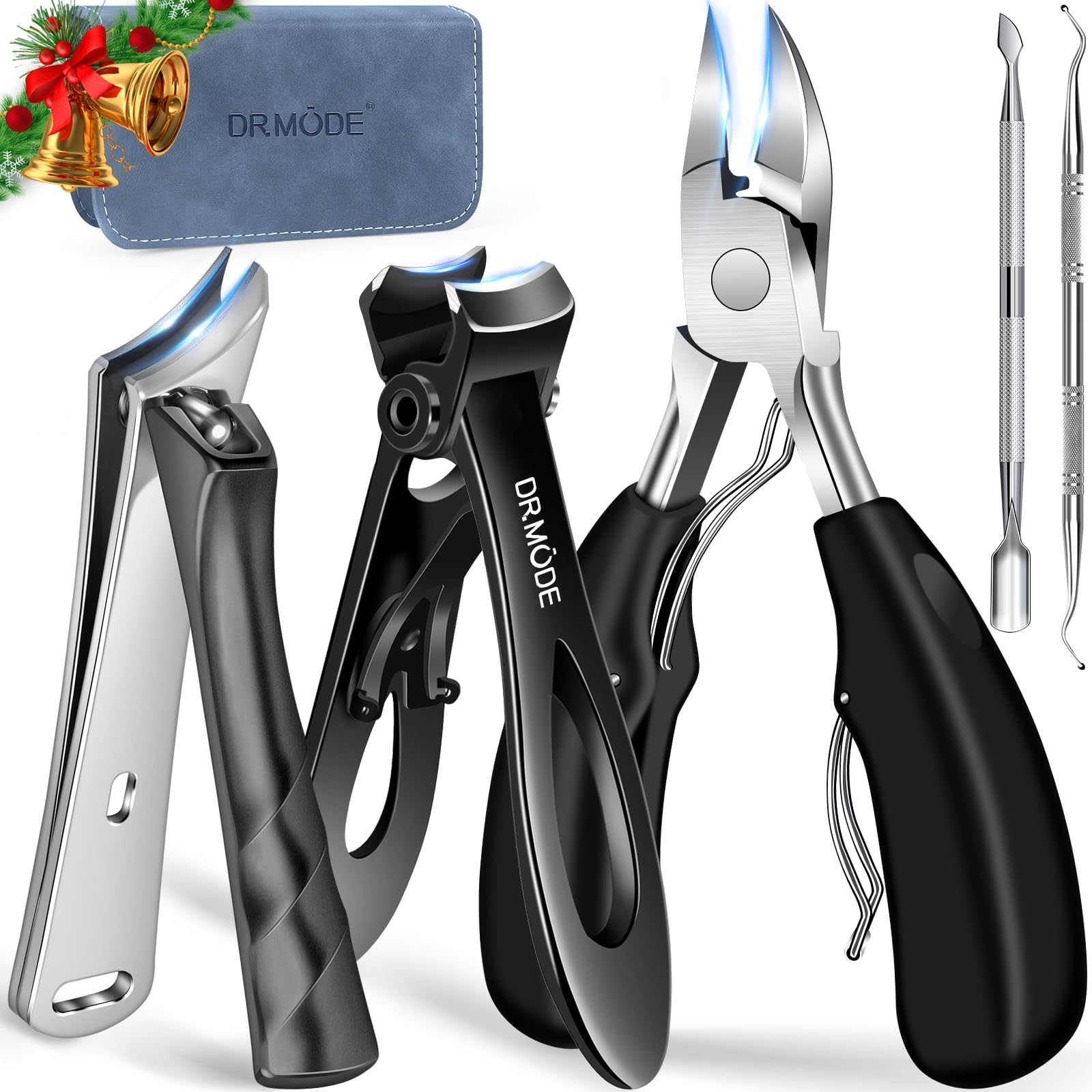 DRMODE Large Podiatrist Toenail Clippers with thick-nail blade for precise trimming