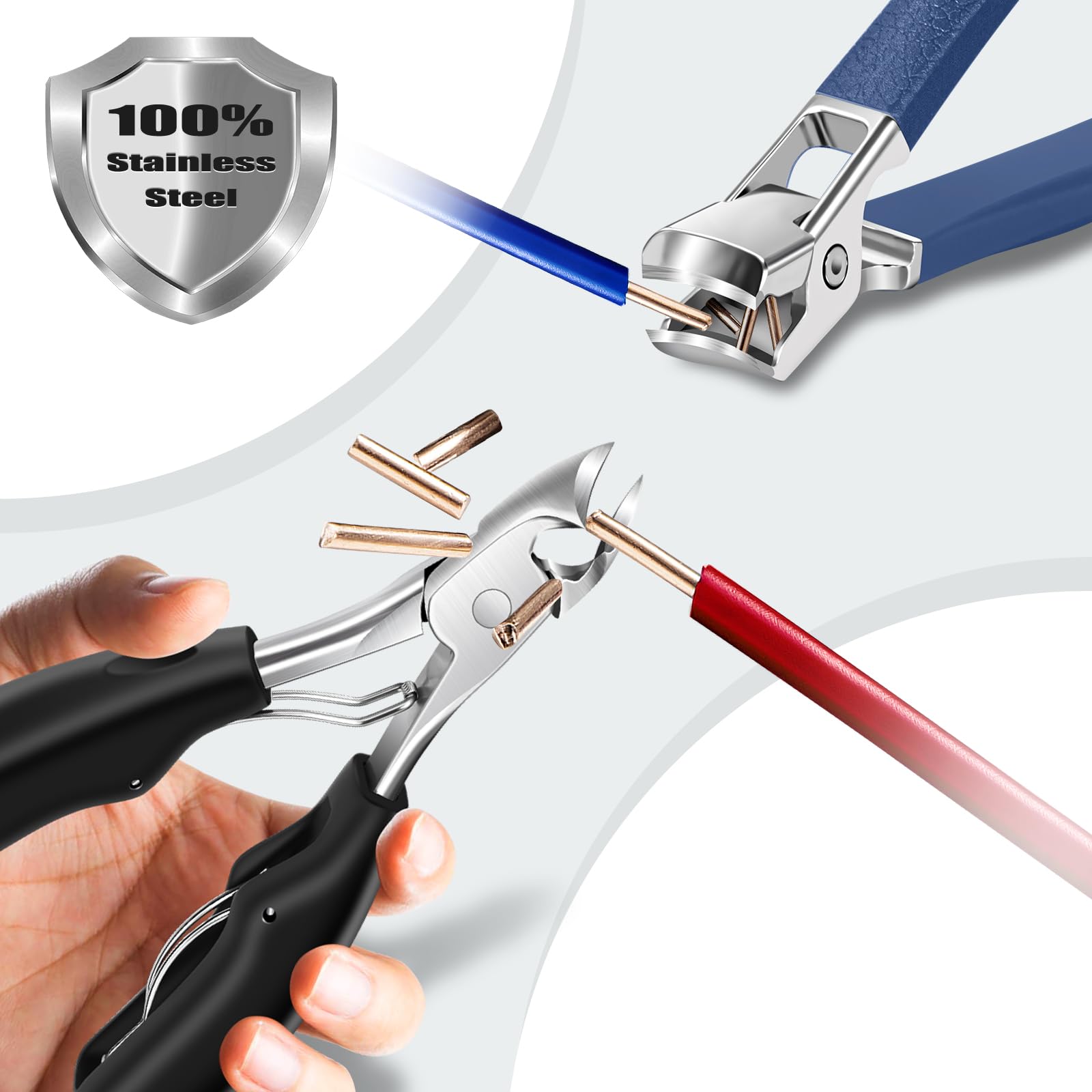 DRMODE stainless steel blades stay sharp and rust-resistant