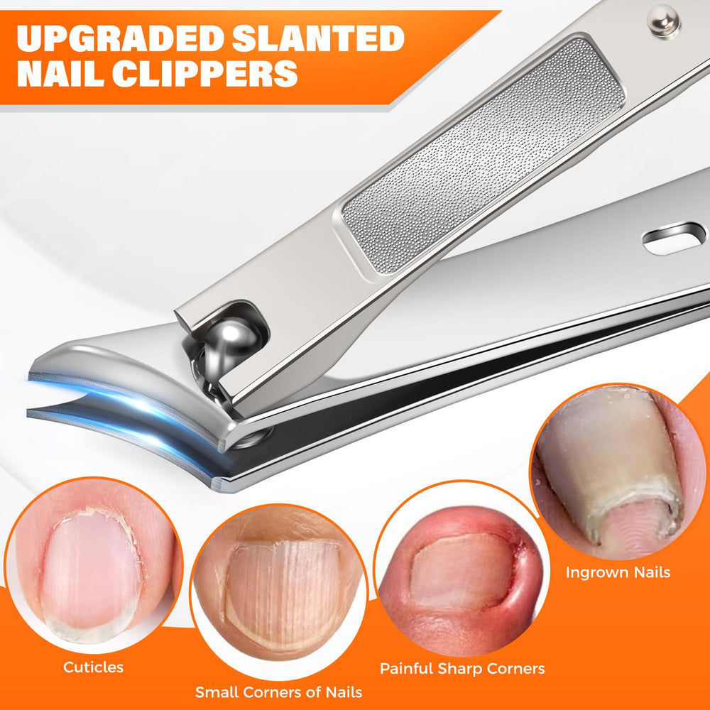 DRMODE podiatrist-design clippers offer ergonomic, non-slip grip for steady handling.