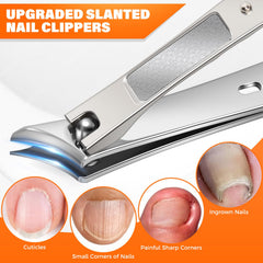 DRMODE podiatrist-design clippers offer ergonomic, non-slip grip for steady handling.