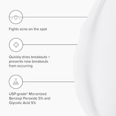 DRMTLGY apply-dots-on-skin enables precise blemish targeting.