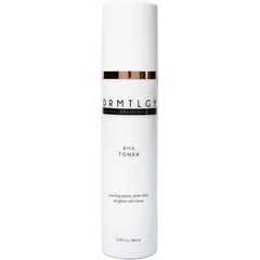 DRMTLGY BHA Clarifying Toner bottle closeup showing oil control potential