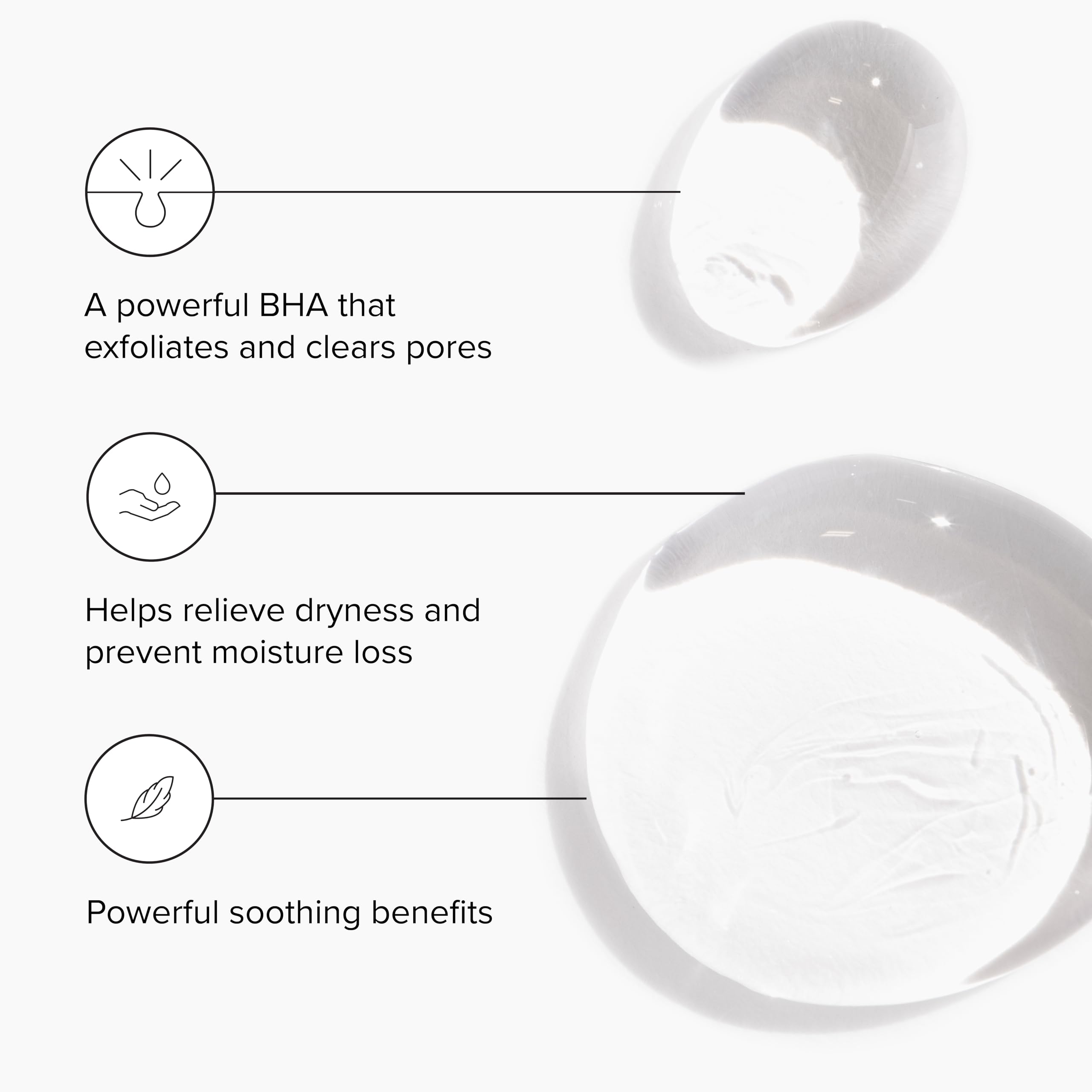 DRMTLGY BHA Clarifying Toner cotton pad application for gentle exfoliation