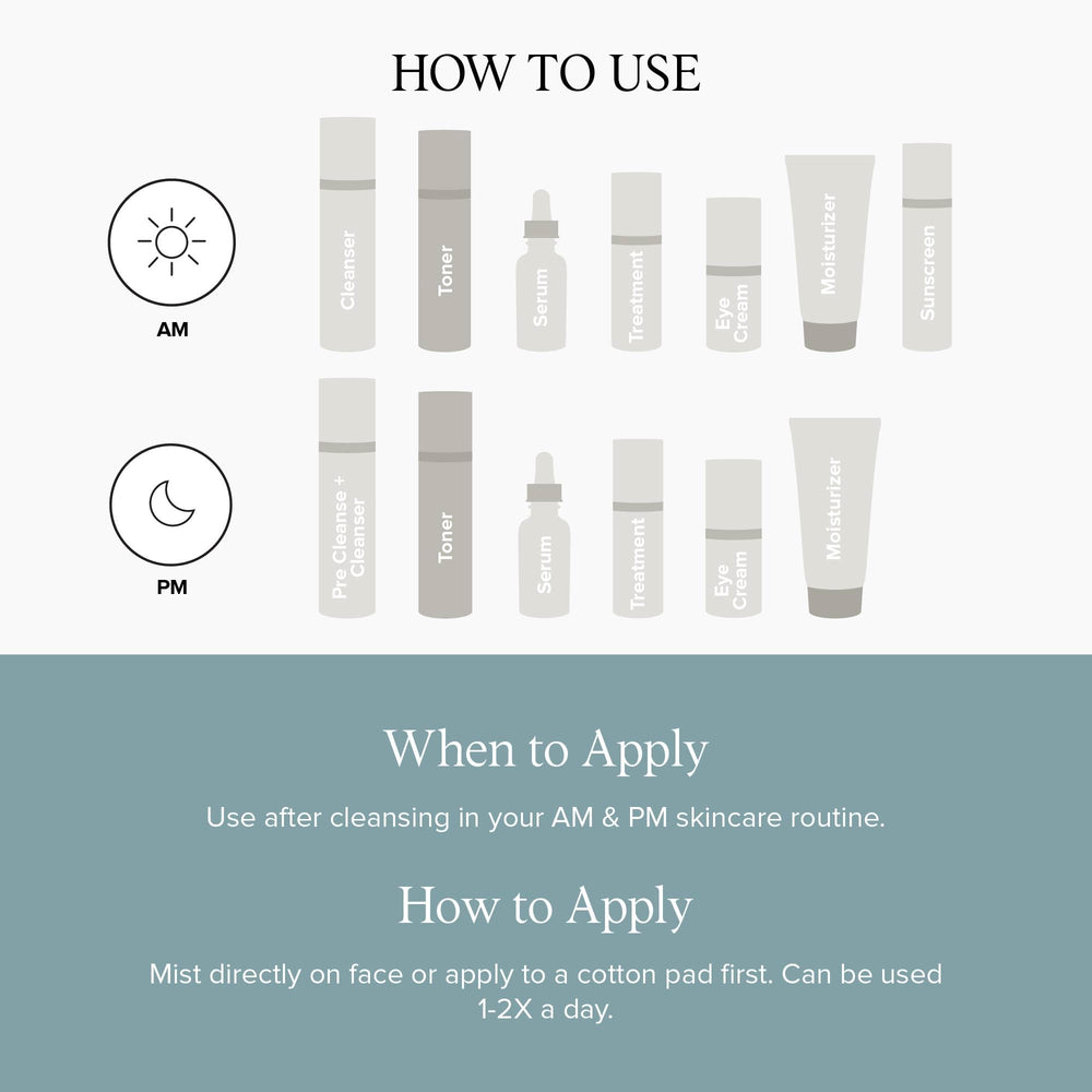DRMTLGY BHA Clarifying Toner pour on pad demonstrates even application