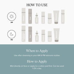 DRMTLGY BHA Clarifying Toner pour on pad demonstrates even application