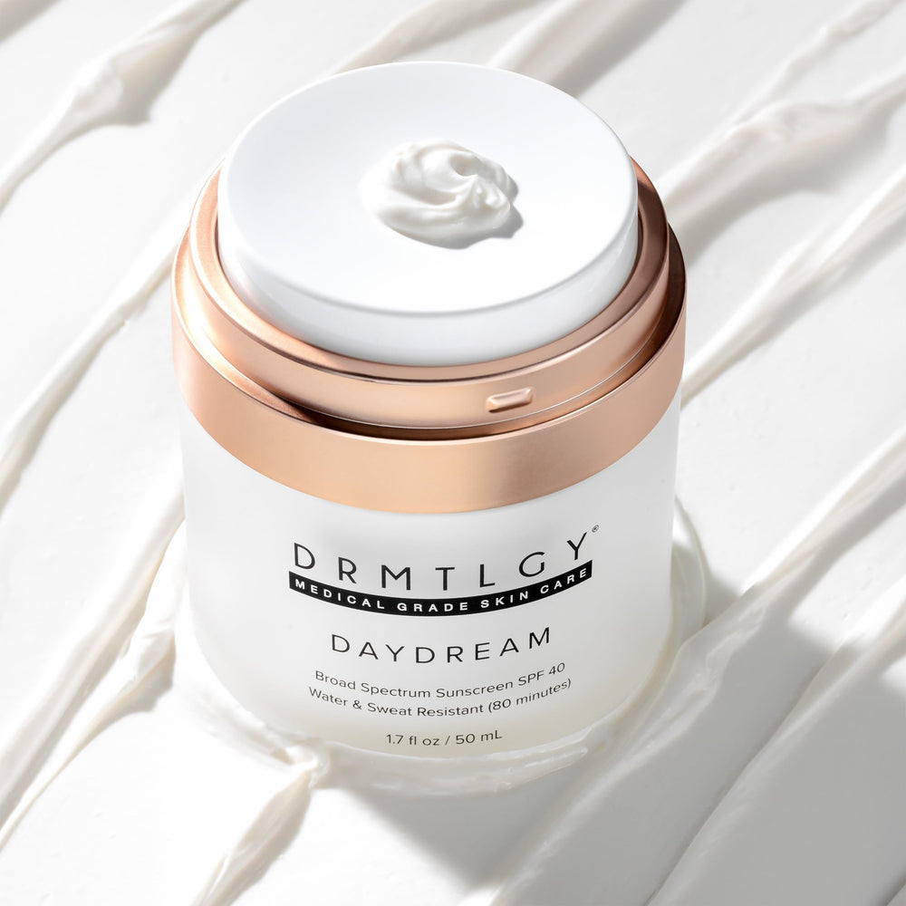 DRMTLGY Day Dream sunscreen close-up for sensitive skin-friendly formula
