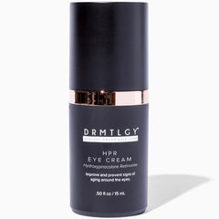DRMTLGY HPR Eye Cream packaging ready for daily use, easy-to-grab.
