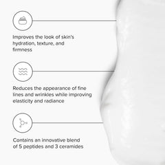 DRMTLGY Peptide Night Cream packaging highlighting fragrance-free formula