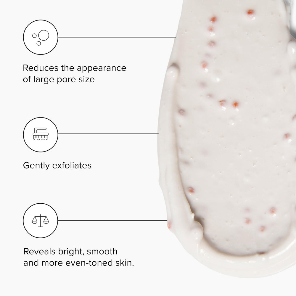 DRMTLGY pumpkin enzyme mask jar close-up shows creamy texture for gentle exfoliation.