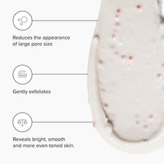 DRMTLGY pumpkin enzyme mask jar close-up shows creamy texture for gentle exfoliation.