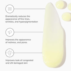 DRMTLGY retinol serum dropper dispense for precise pea-sized applications