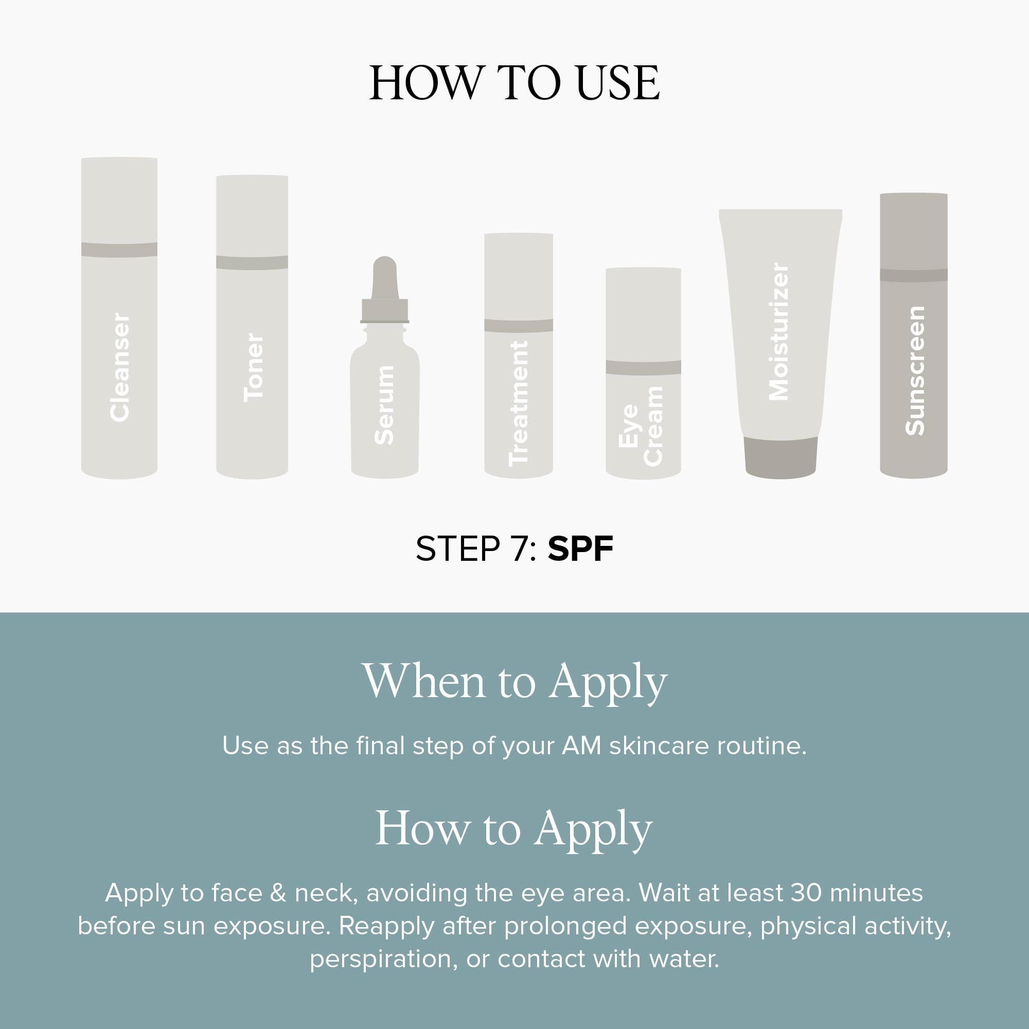 DRMTLGY clear sunscreen applied for a sheer, lightweight finish.