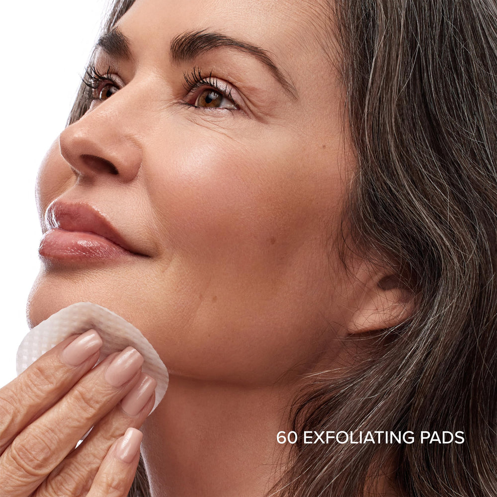 DRMTLGY Tingl Pads face application demonstrating skin renewal potential