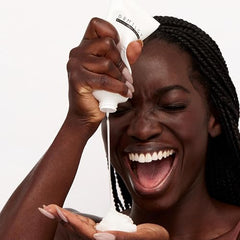 DRMTLGY Water Créme dispense demo shows quick, non-greasy morning hydration