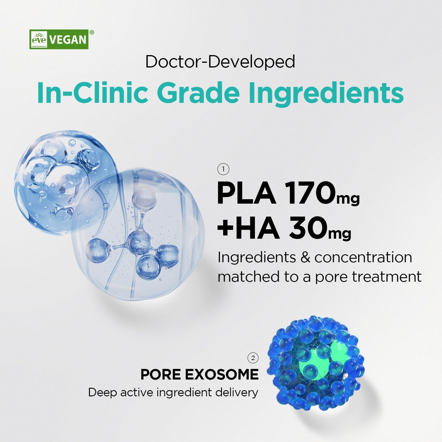 Dr.nineteen CollaBooster Poreshot Cream pump-action application shows smooth absorption.