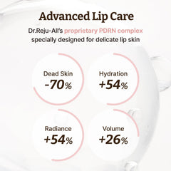 Dr.Reju-All lip serum applied on lips for visible smoothing