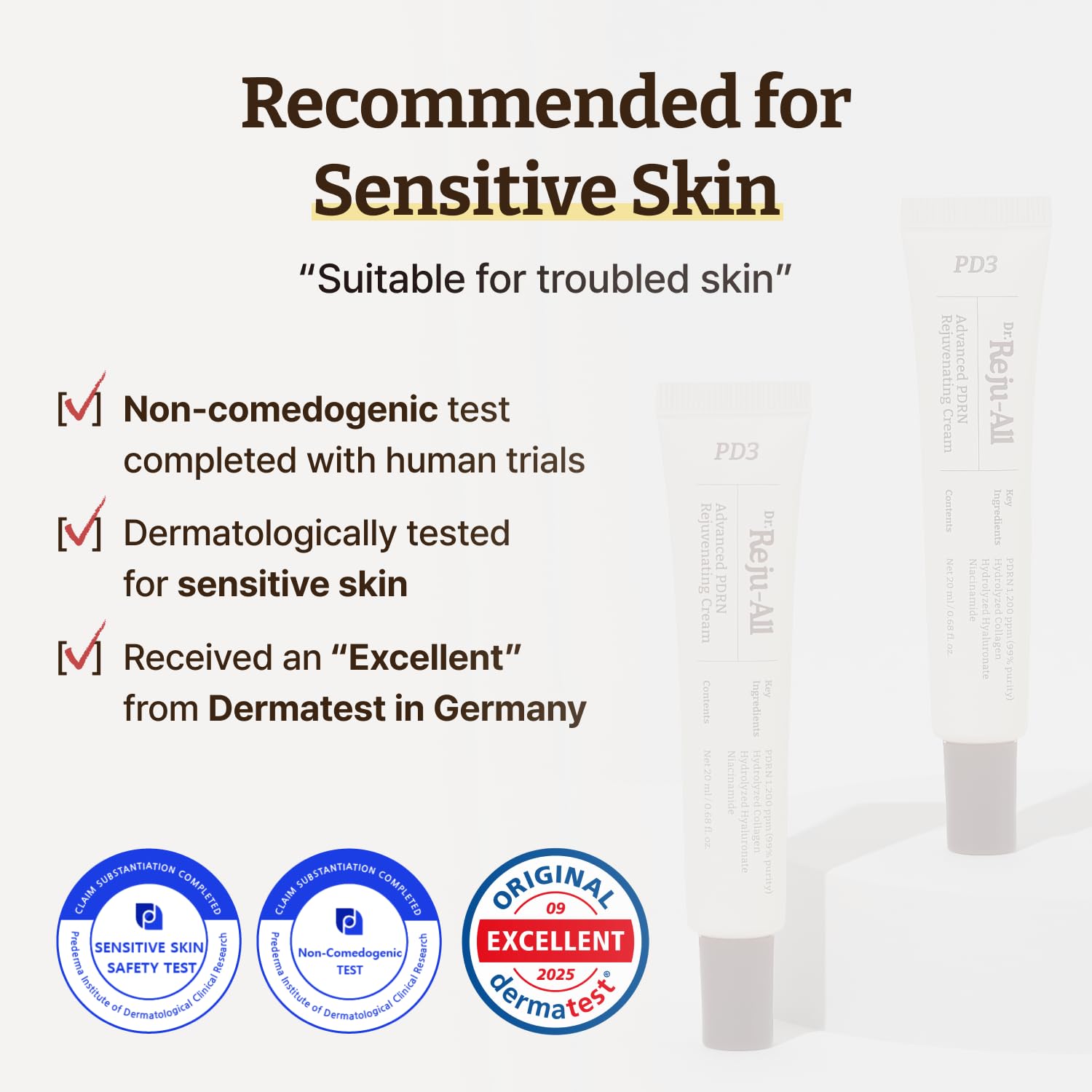 Dr.Reju-All PDRN Advanced Cream barrier care in action.