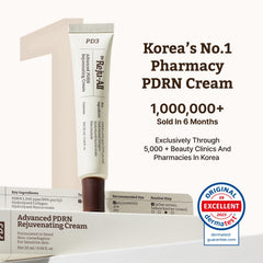 Dr.Reju-All PDRN Advanced Cream texture close-up shows silky, lightweight consistency.