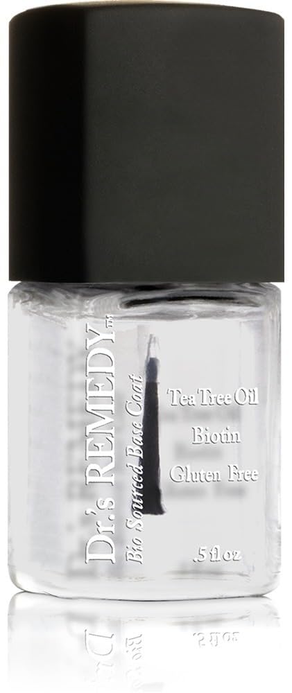 Dr.’s Remedy Clear Base Coat bottle, protective base for stronger nails