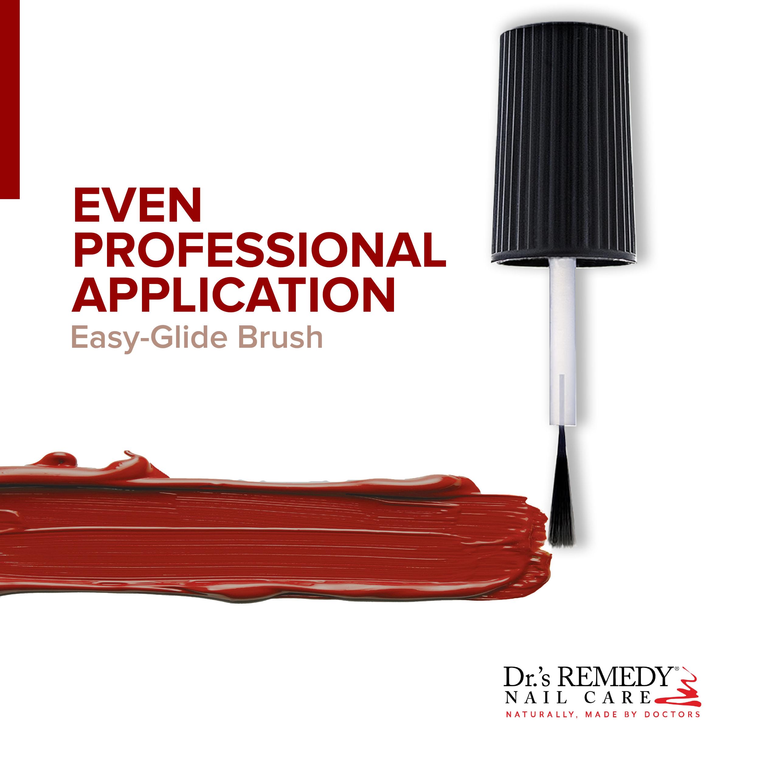 Dr.'s Remedy Rescue Red packaging emphasizes USA-made, cruelty-free production and ethics.