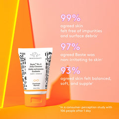 Drunk Elephant Beste No. 9 travel-size packaging enables clean routine on the go.