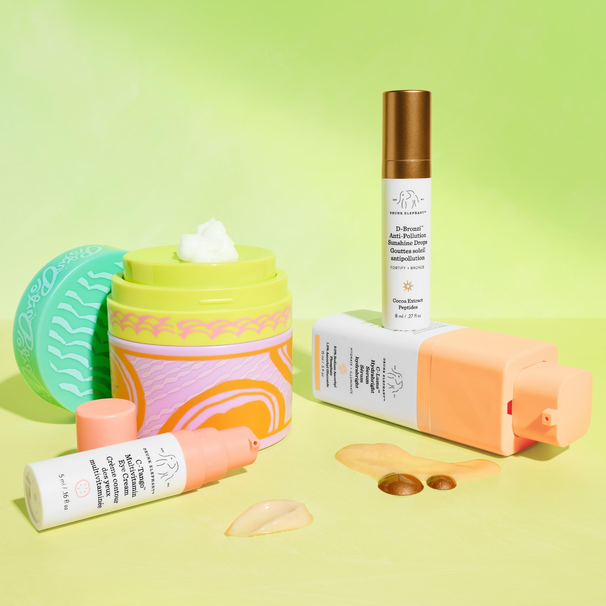 C-Luma Hydrabright Serum bottle showing brightening hydration