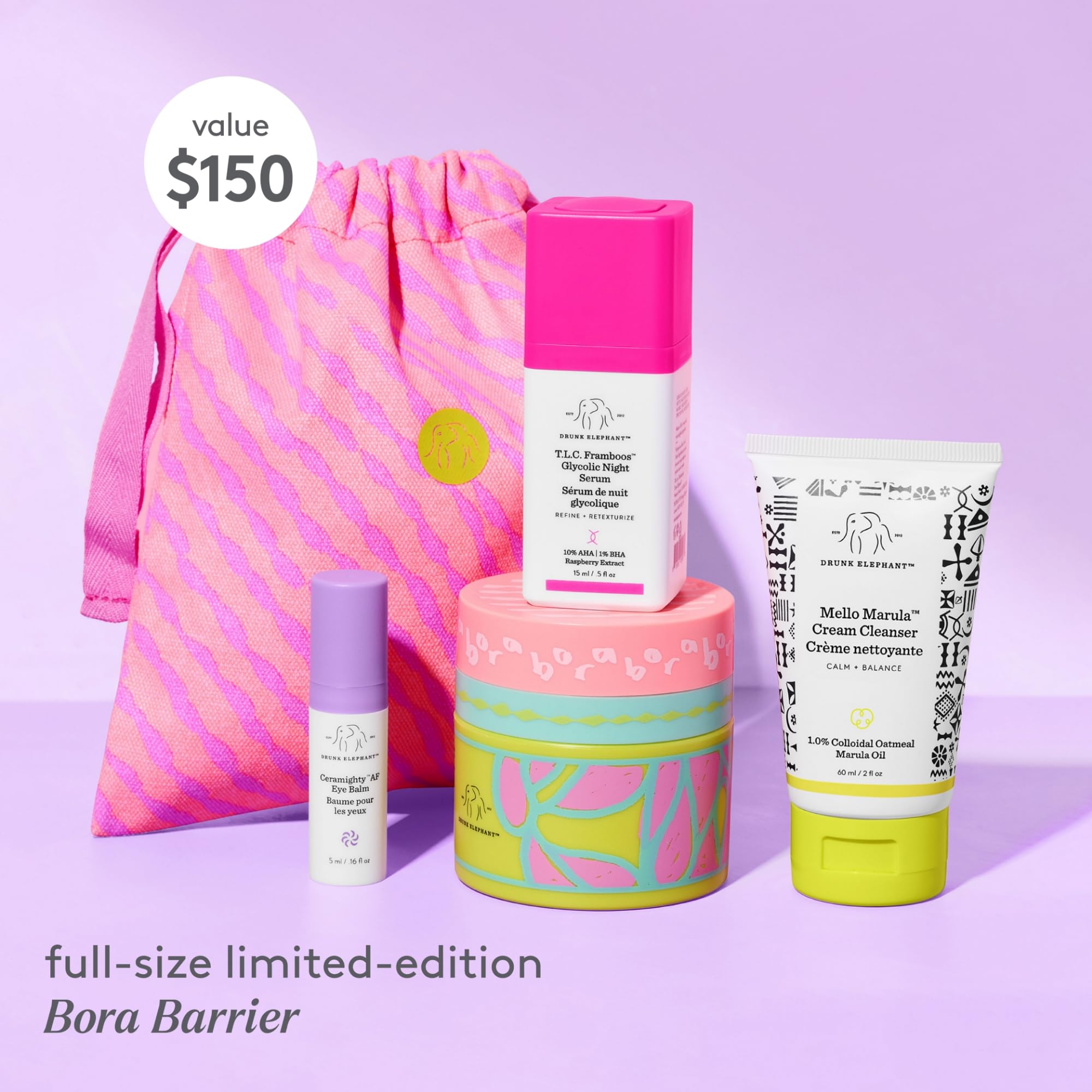 Drunk Elephant Mello Marula Cleanser removes makeup and sunscreen while calming skin.