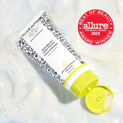 Drunk Elephant Mello Marula Cream Cleanser showing light foam for daily cleansing