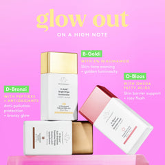 Drunk Elephant O-Bloos Rosi Drops rosy color swirl on skin.