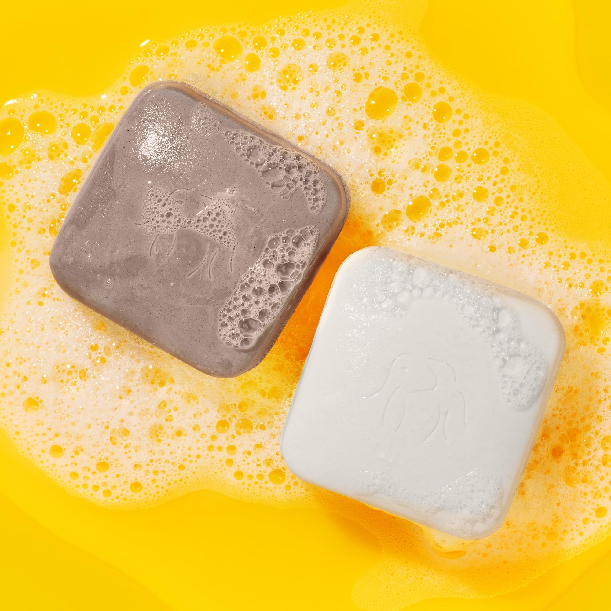 Drunk Elephant Pekee Bar lather close-up for moisture support.
