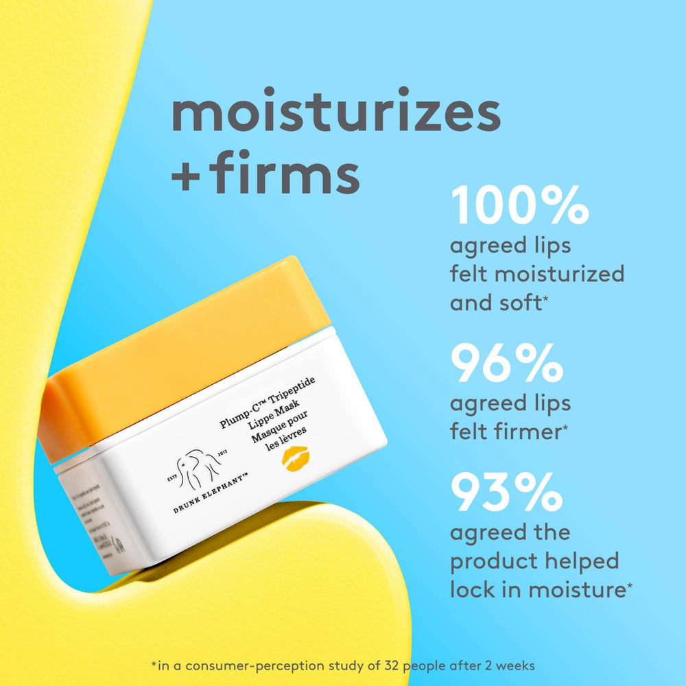 Applying Drunk Elephant Lippe Mask provides quick, no-rinse lip care