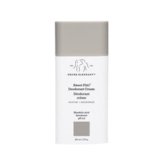 Drunk Elephant Sweet Pitti deodorant cream jar close-up for daily underarm care.