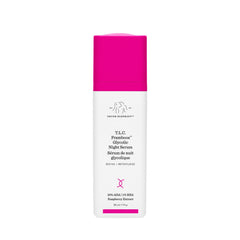 Drunk Elephant T.L.C. Framboos serum bottle close-up for smoother skin texture