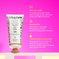 Drunk Elephant Umbra Tinte application on face and neck for seamless blend