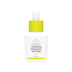 Drunk Elephant Virgin Marula Oil bottle closeup for antioxidant hydration.