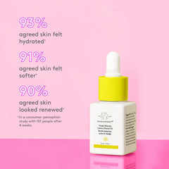 Drunk Elephant Virgin Marula Oil applied on face and neck for balanced hydration.