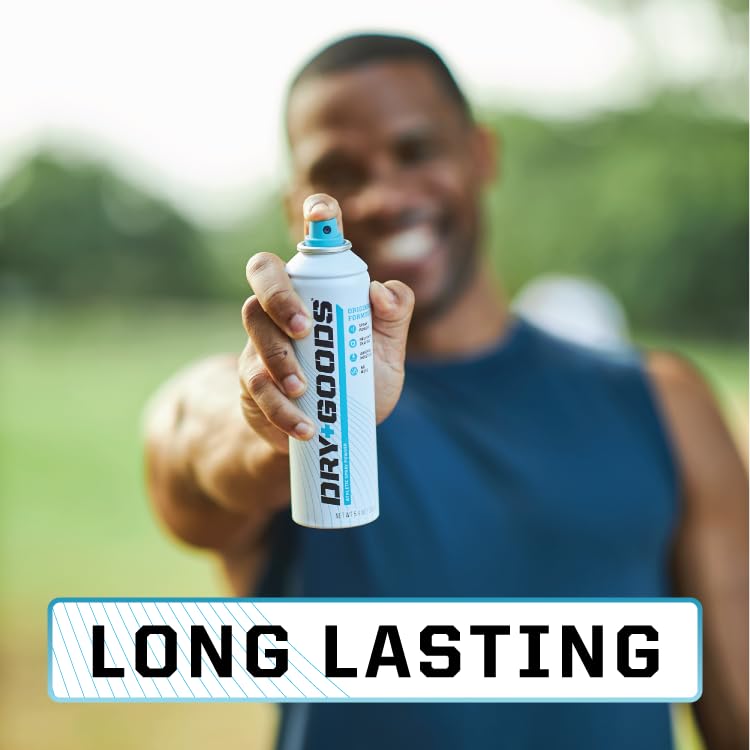 Dry Goods Original Athletic Spray Powder no-mess nozzle allows easy application