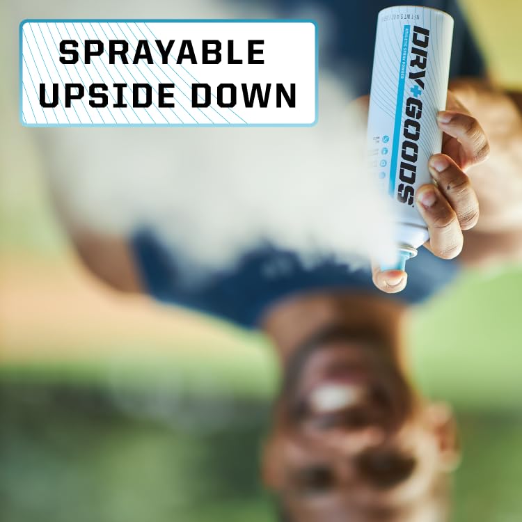 Dry Goods Original Athletic Spray Powder is made in the USA, signaling quality