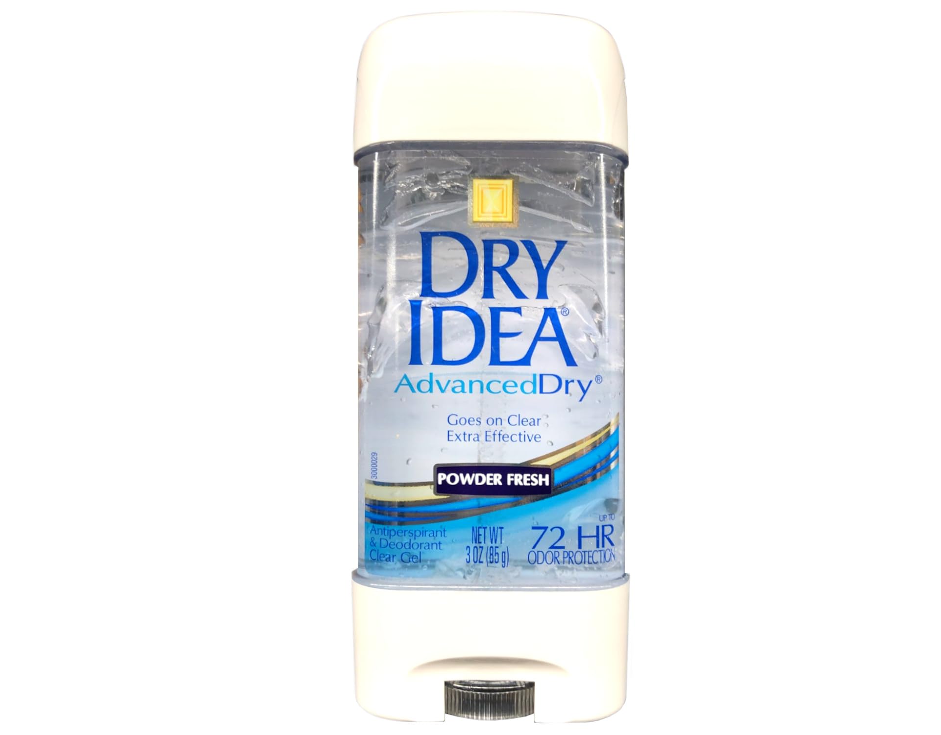 Dry Idea Advanced Dry Gel bottle pour for quick, clear application and lasting protection.