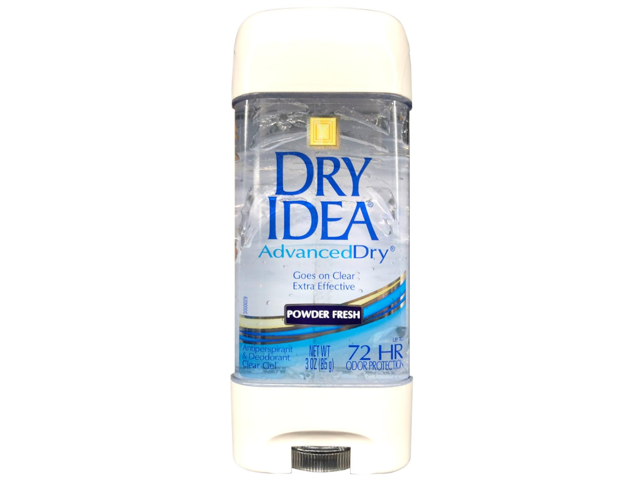 Dry Idea Advanced Dry Gel bottle pour for quick, clear application and lasting protection.
