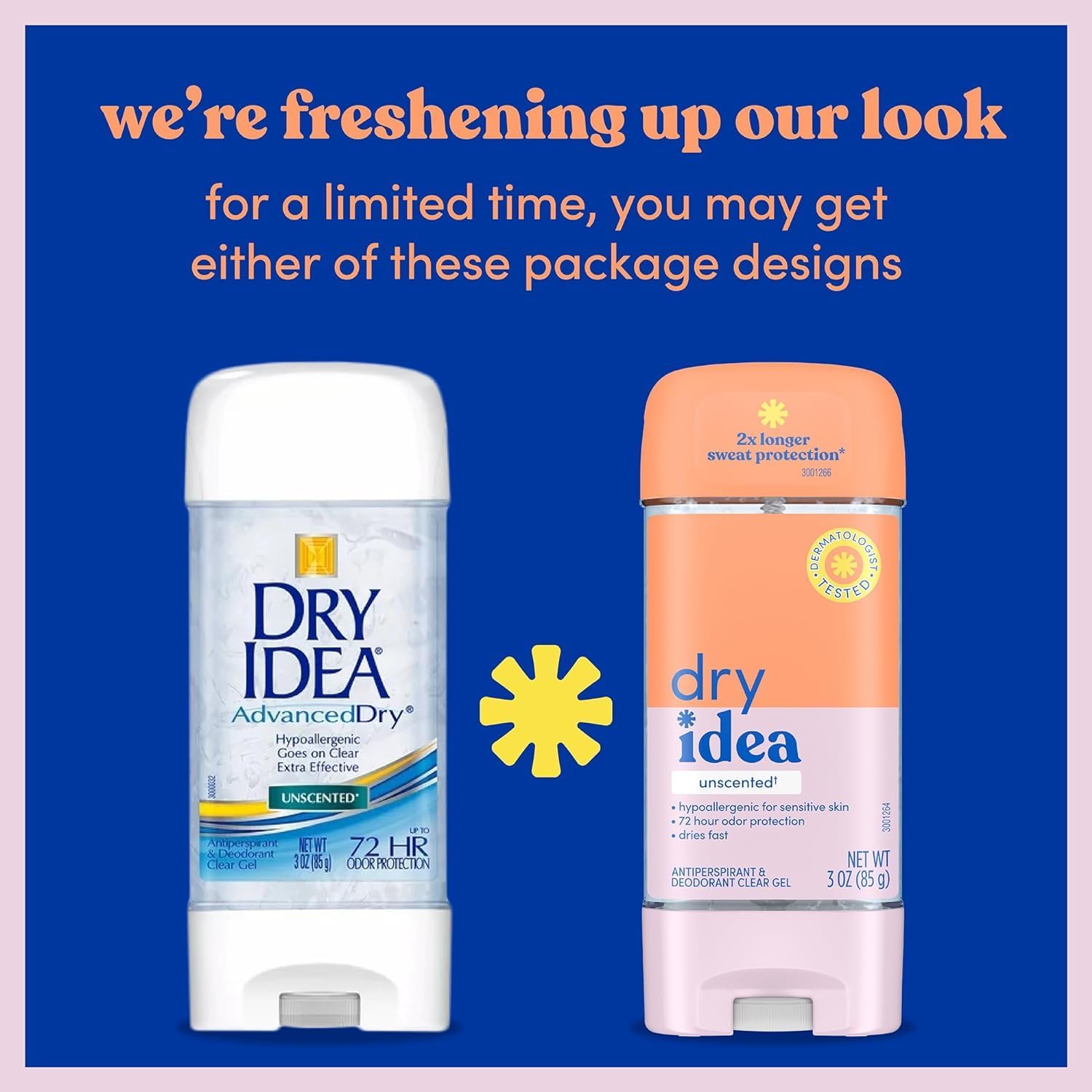 Dry Idea 3-ounce tubes stacked for portable, travel-ready protection.