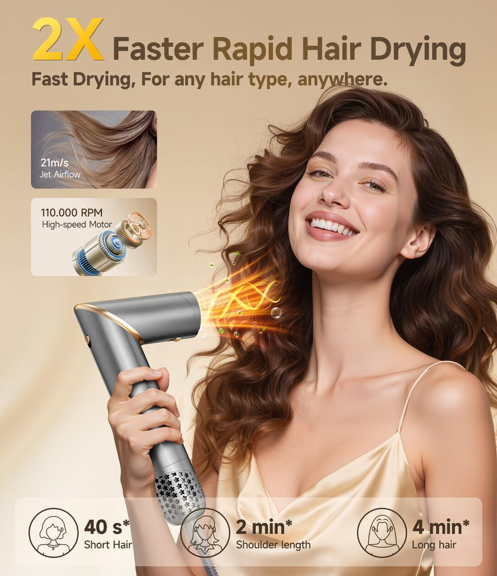 Dryhsip 8 in 1 hair styler left automatic suction wand for effortless volume.