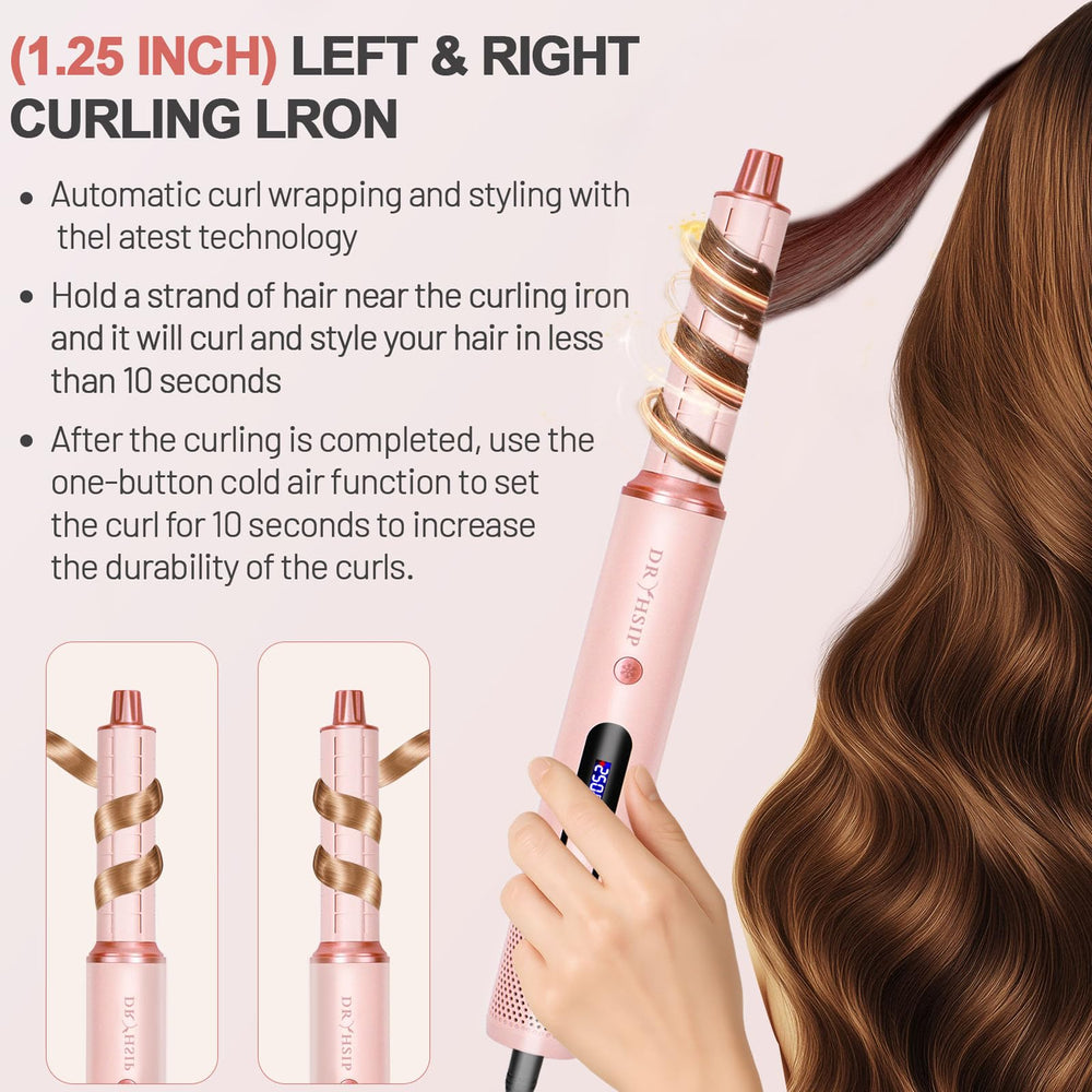Dryhsip hair dryer brush demonstrates fast-drying capability for smooth results