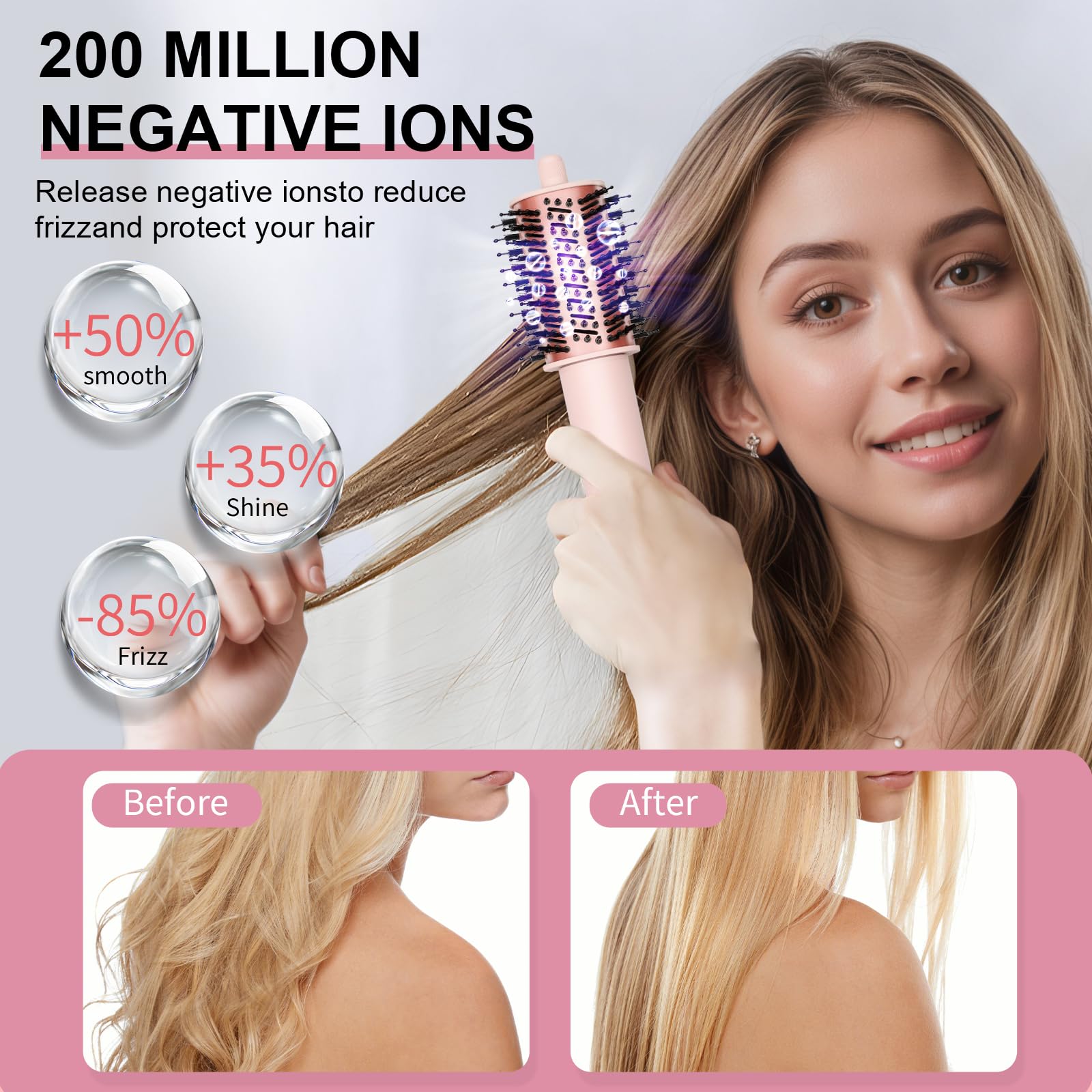 Dryhsip hair styler drying comb attachment helps quick, even results.