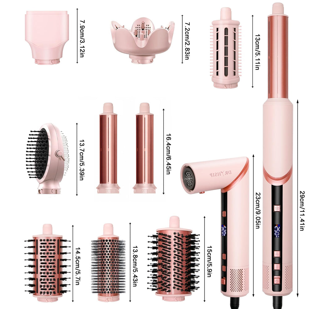 Dryhsip negative ionic airflow helps reduce frizz and boost shine.