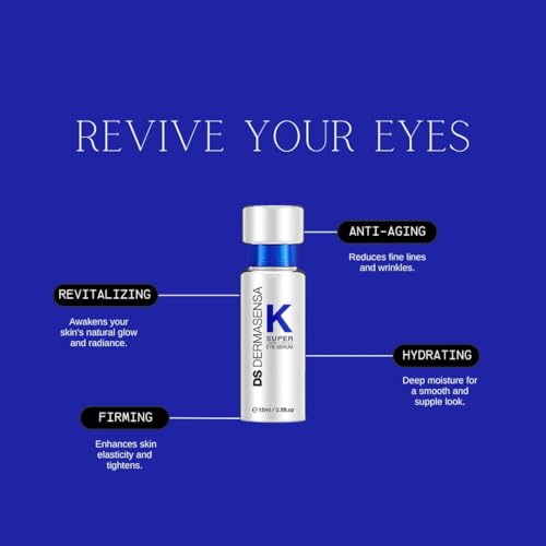 DS Dermasensa K Super Eye Serum vitamin K and arnica ingredients deliver brightened comfort.