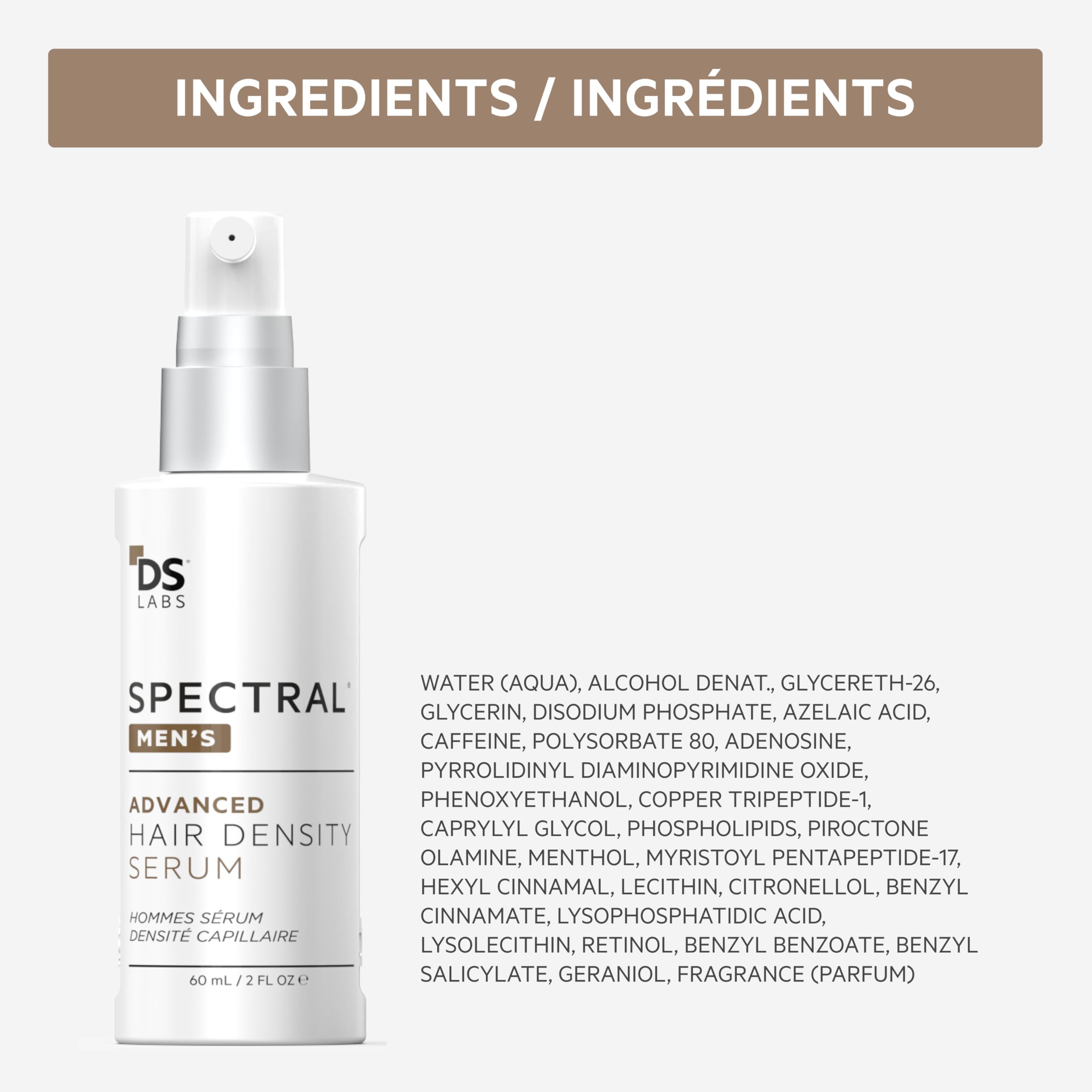 Finished look suggesting fuller-looking hair with Spectral Serum