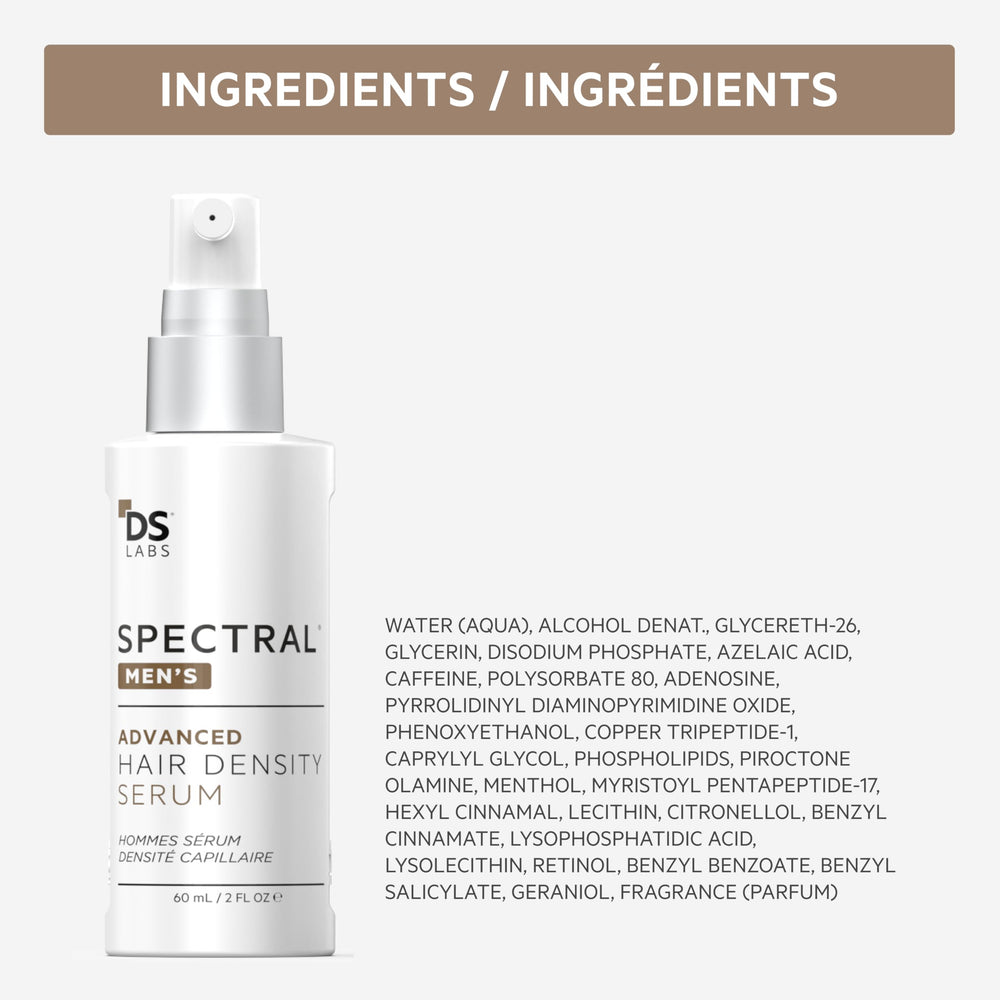 Finished look suggesting fuller-looking hair with Spectral Serum